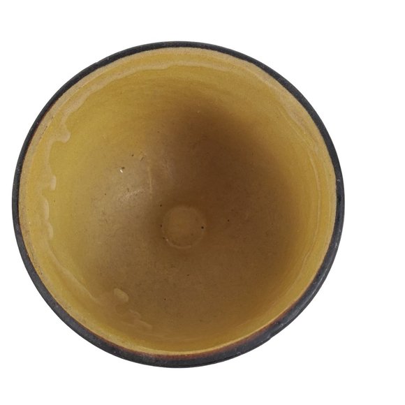 Bennett Welsh MCM Vintage Pacific Stoneware Pottery Goblet Cup 1972 Signed - Picture 5 of 7